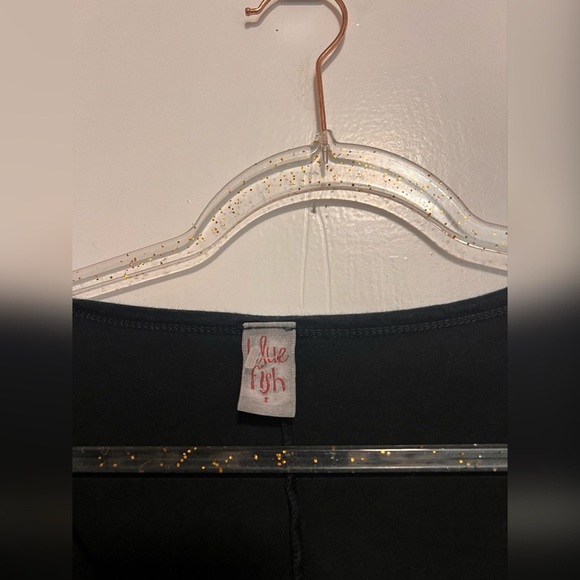 Blue Fish Lagenlook Oversized Black Tunic Dress w/ Pocket RARE Size 1 $348 - Picture 2 of 4